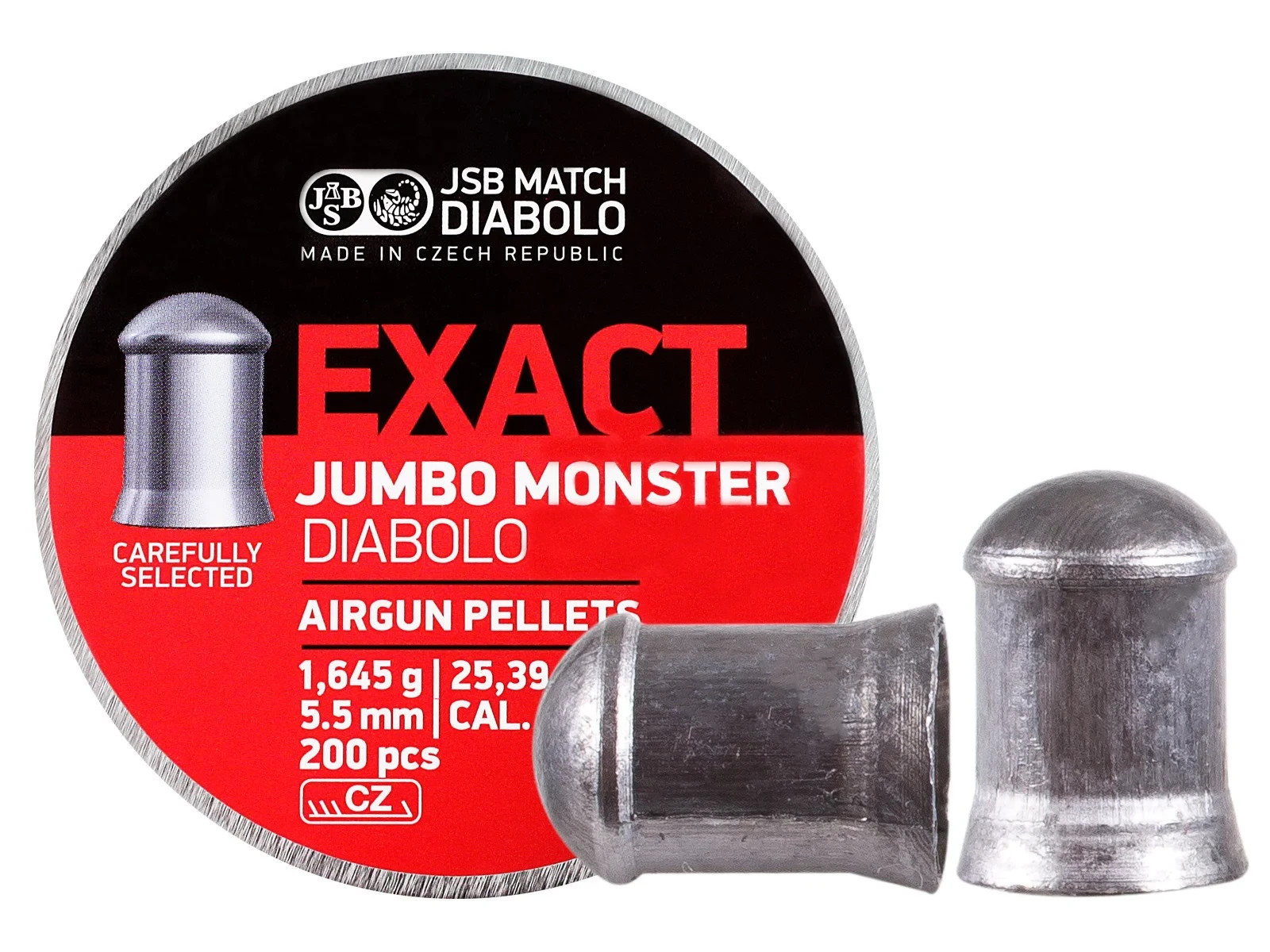 (NEW) JSB Match Diabolo Exact Jumbo Monster .22 Cal,25.39 Grains,Domed,200ct