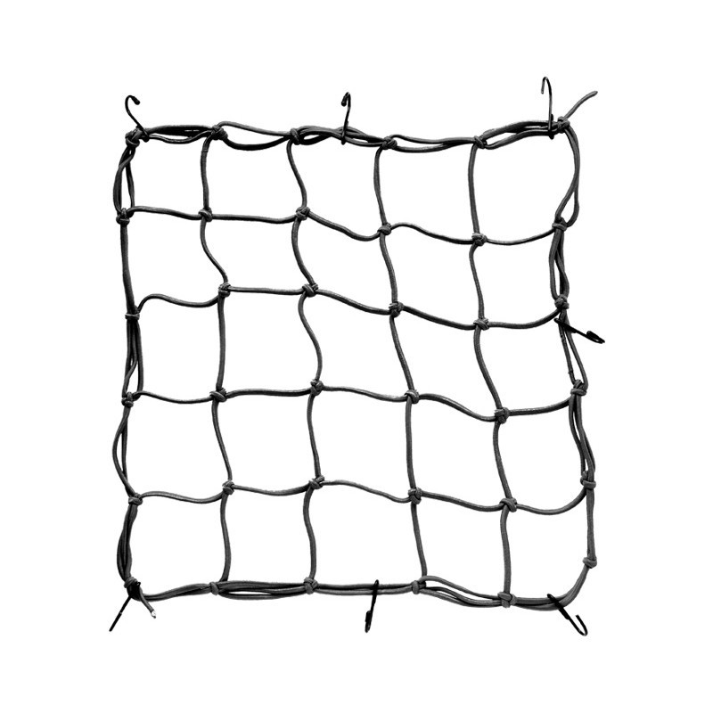Elastic Hook Ropes Net Motorcycle Cargo 15" x15" Helmet Motorbike Bikes Bungee