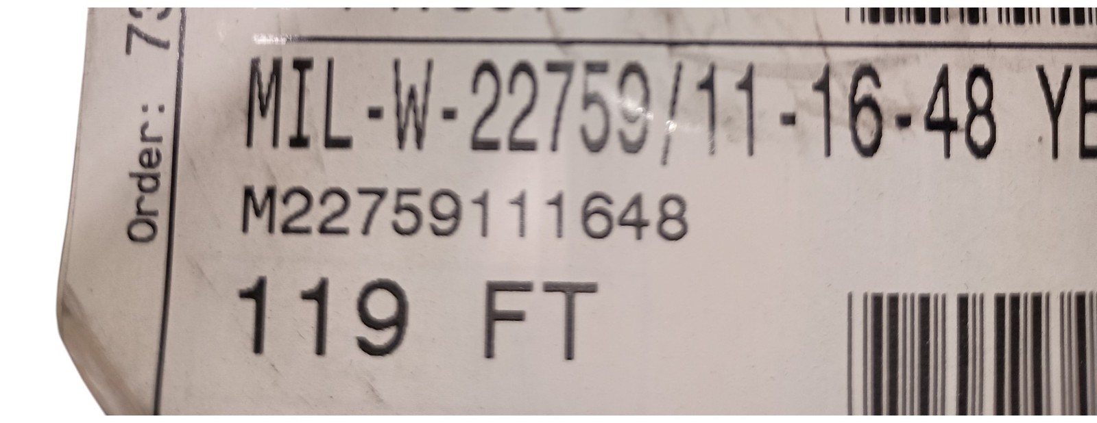Genuine Boeing WIRE M2275911-16-48 NEW OEM M2275911-16-48