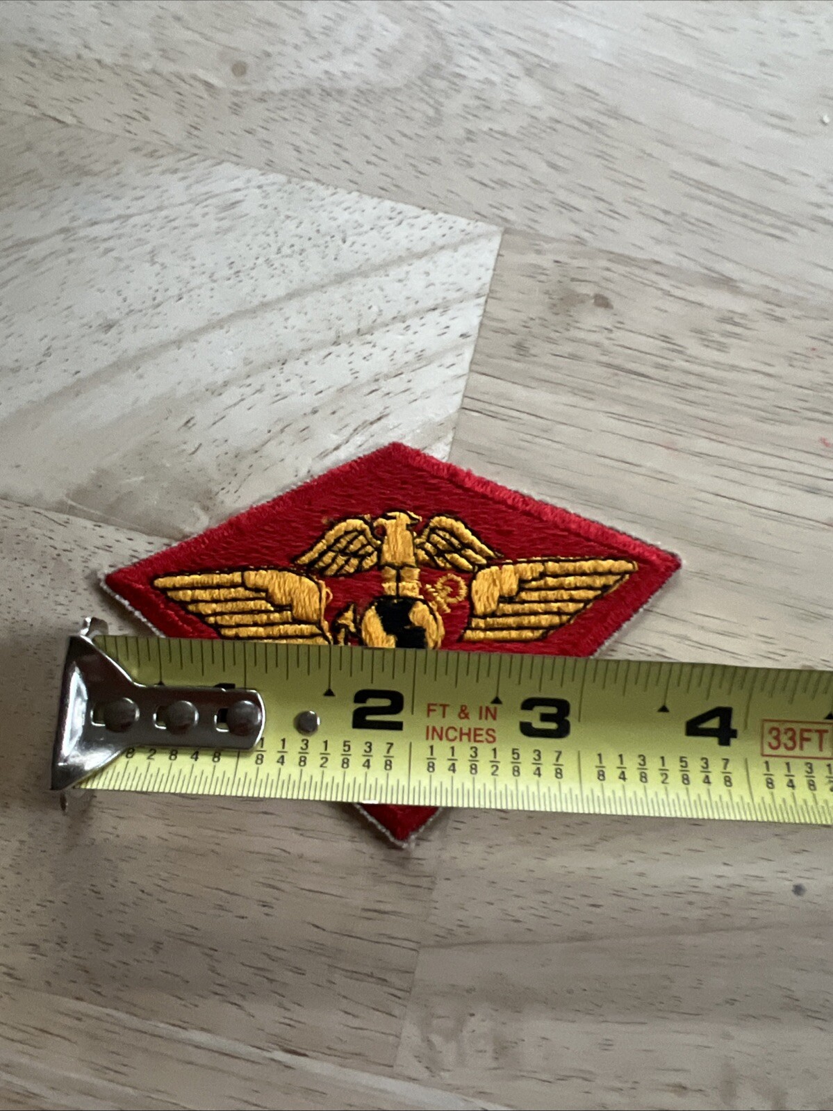 US 4th MARINES AIRCRAFT WING Patch-VINTAGE USMC
