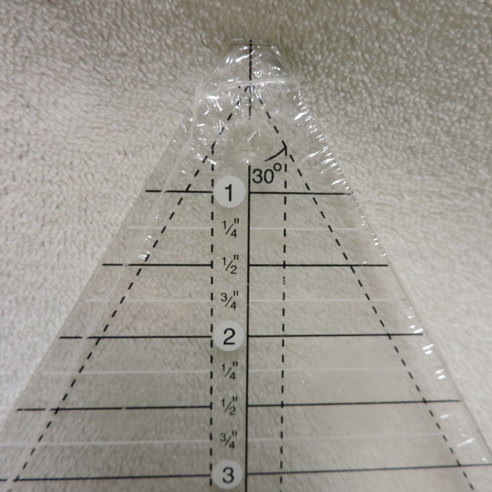 Creative Grids 60 Degree Triangle 8-1/2 - Sewing Quilting Ruler Templete CGRT60