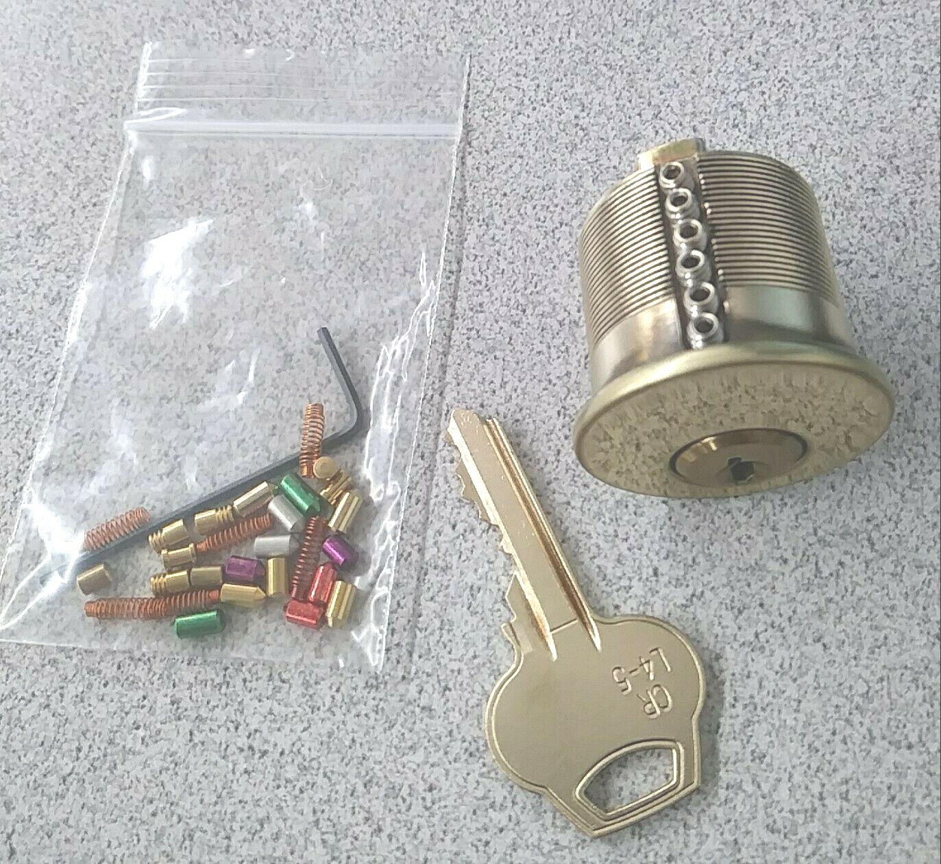 Lock Cylinder Removable 1 to 6 Pins Locksmith Commercial Grade Russwin Keyway