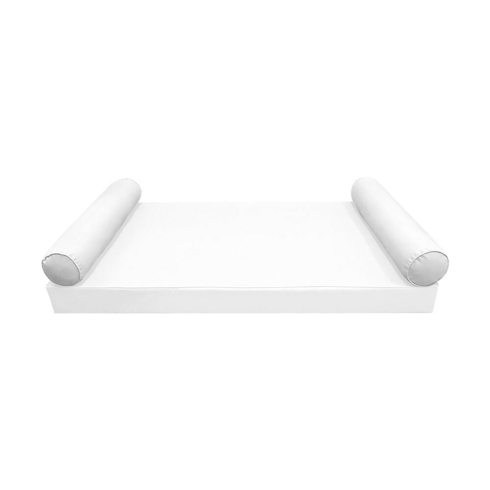 |COVER ONLY| STYLE 5 Full Bolster Pillow Daybed Porch Swing Pipe Trim AD106