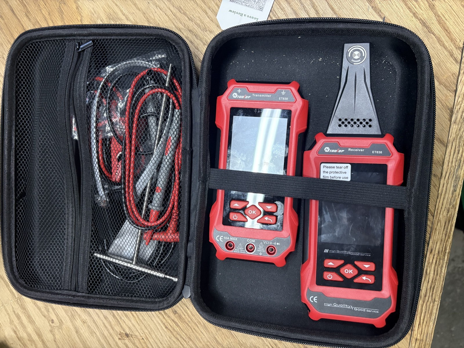 Professional Underground Wire Locator for Buried Cable Tracing and Detection