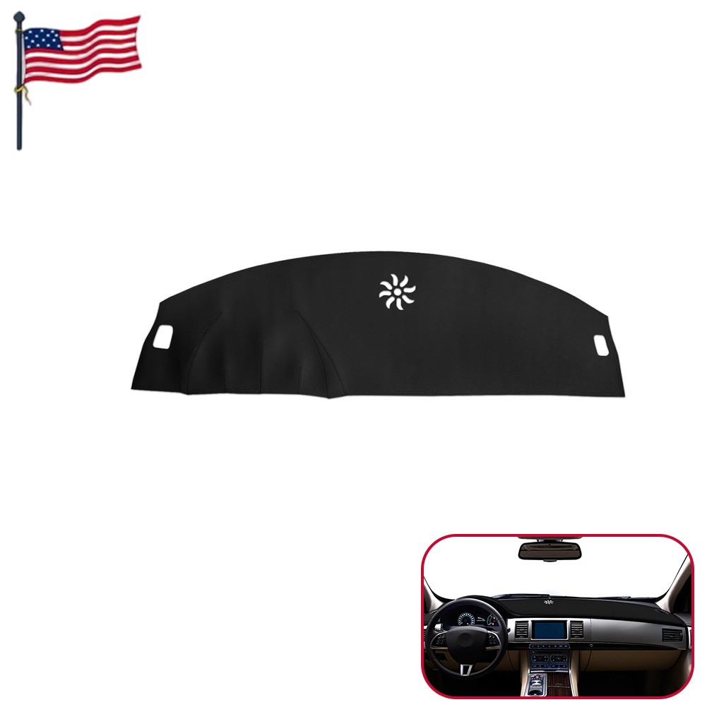 1Pc Black Non Slip Dashboard Cover Mat Pad For Jaguar XF 2008 2015