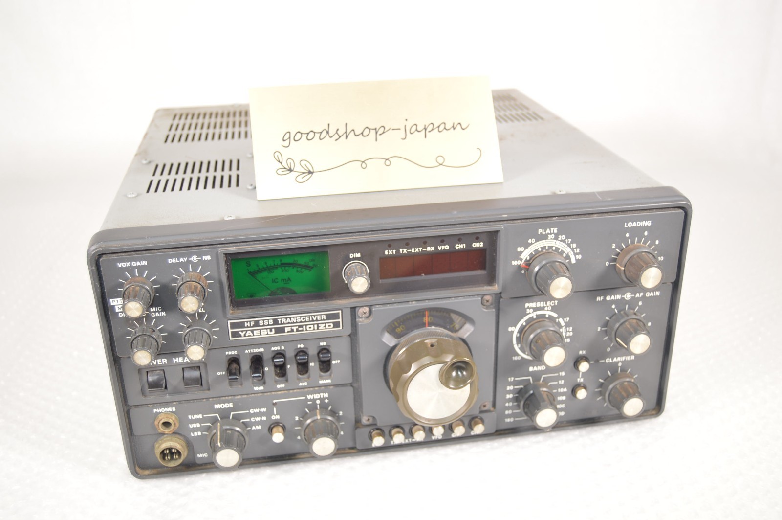 Yaesu FT-101ZD HF SSB Ham Radio Digital Display RF Speech Transceiver Working