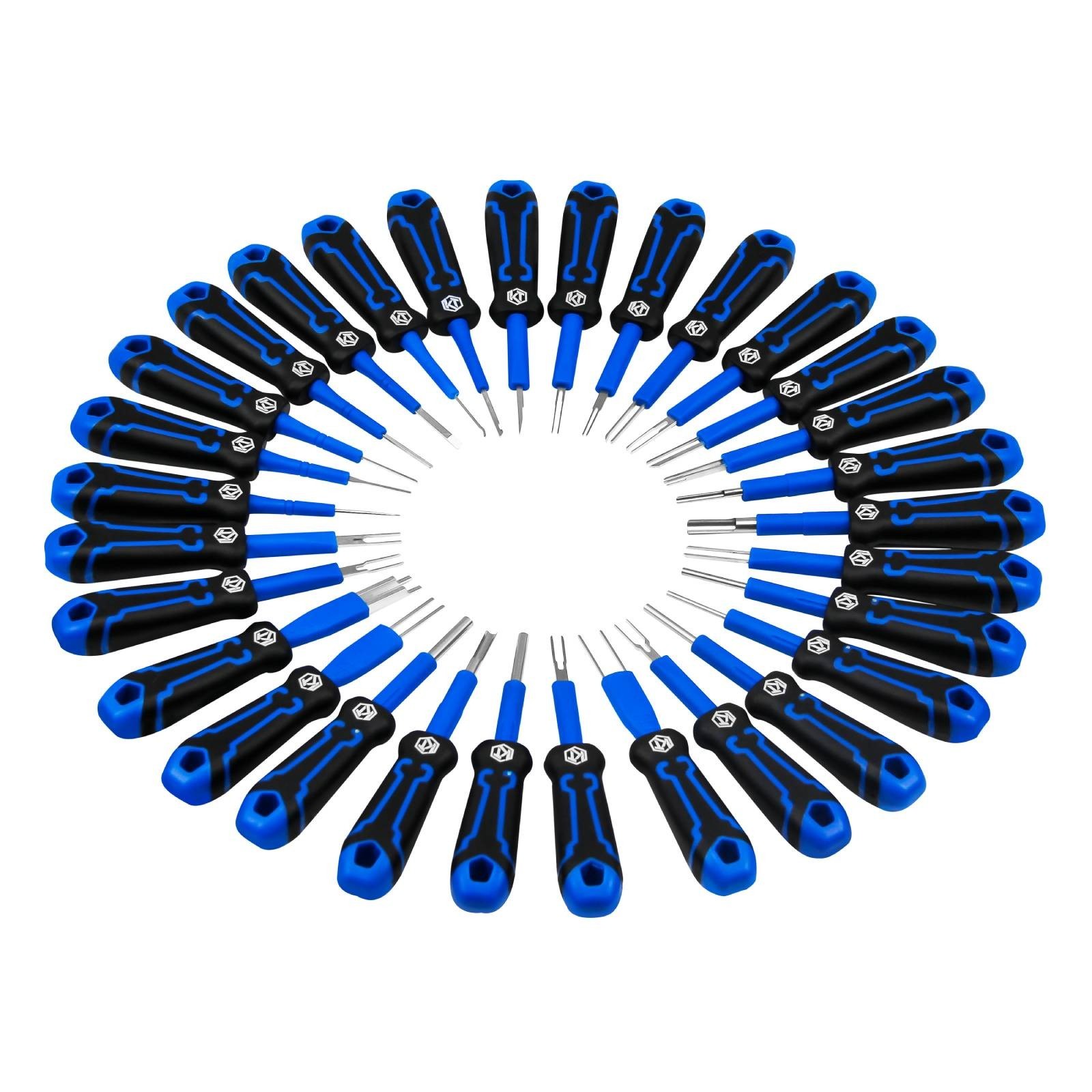 30PC Universal Wire Terminal Electrical Connector Crimp Pin Removal Release Tool
