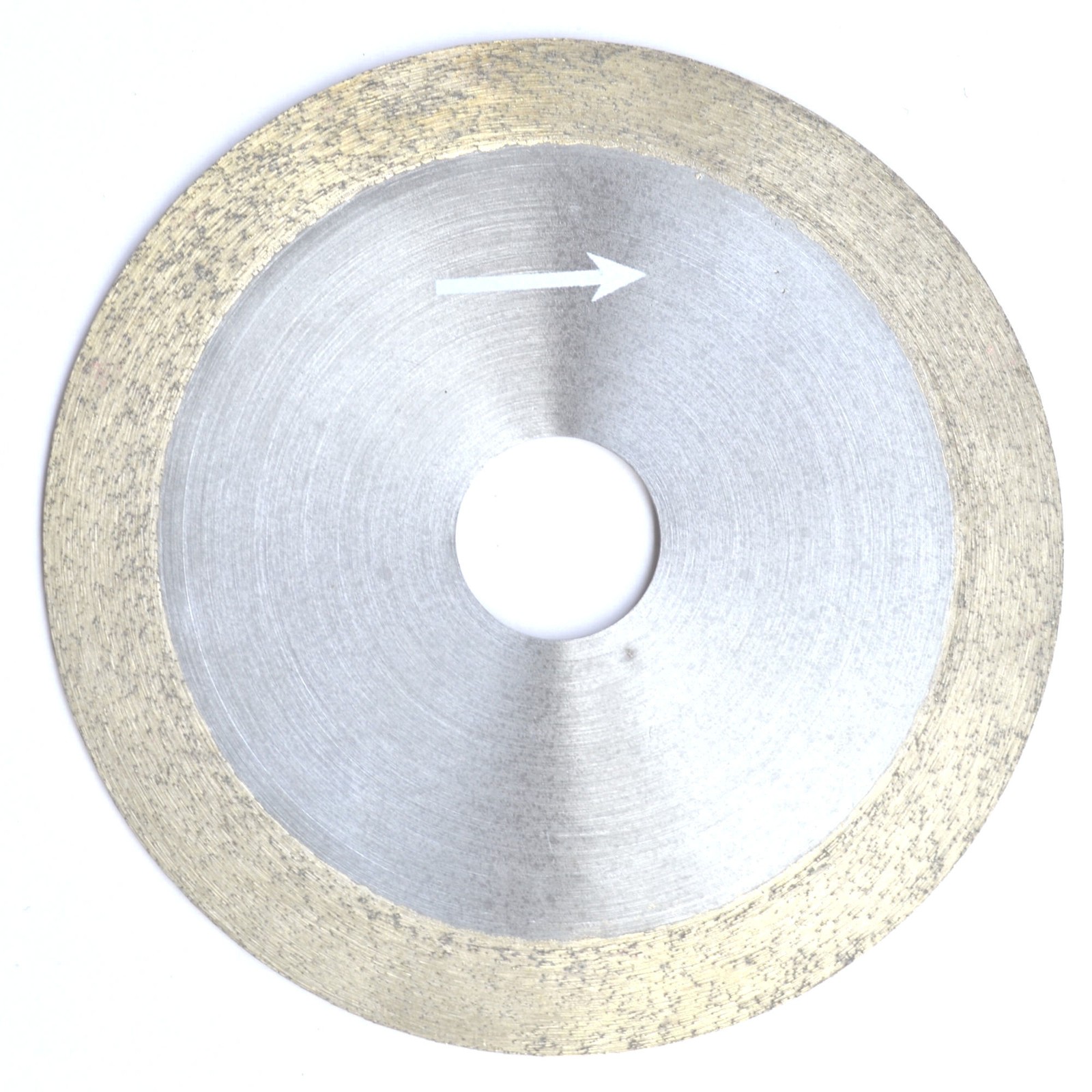 4 Inch 100mm Diamond Saw Blade Glass Cutting Disc Continuous Rim Arbor Hole 3/4"