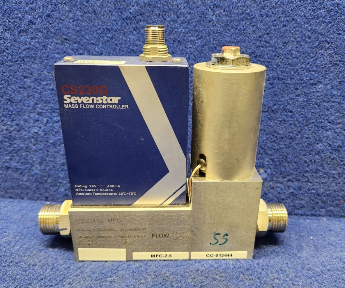 SEVENSTAR Mass Flow Controller Meter MFC CS230G Flow 250 SLM GAS N2