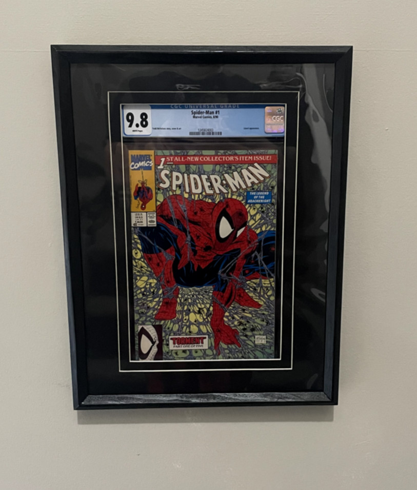 CGC Graded Comic Book Display Case Frame - Museum Grade Acrylic OPTIX 98% UV Res