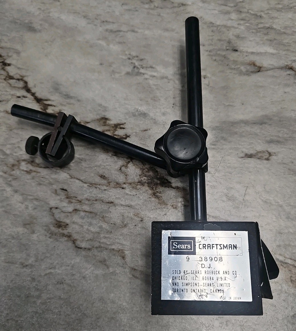Sears Craftsman magnetic base indicator holder 9-38908.