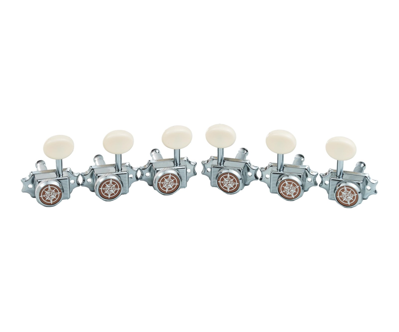 Guyker Guitar Locking Tuners (3L + 3R Handed) – Vintage Deluxe Lock String
