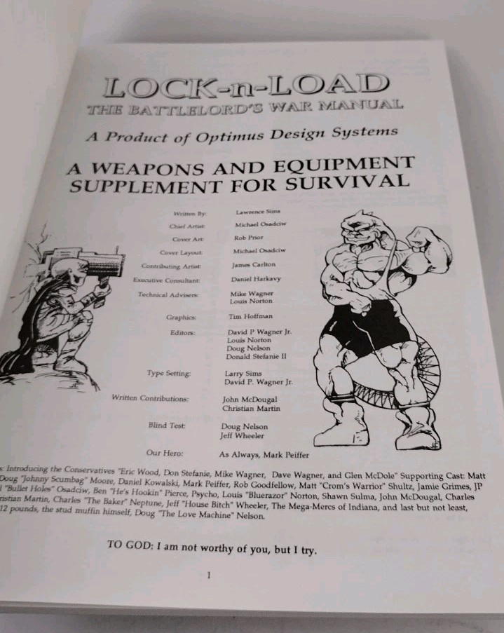 Lock-N-Load The Battlelord's War Manual - Battlelords of the 23rd Century RPG