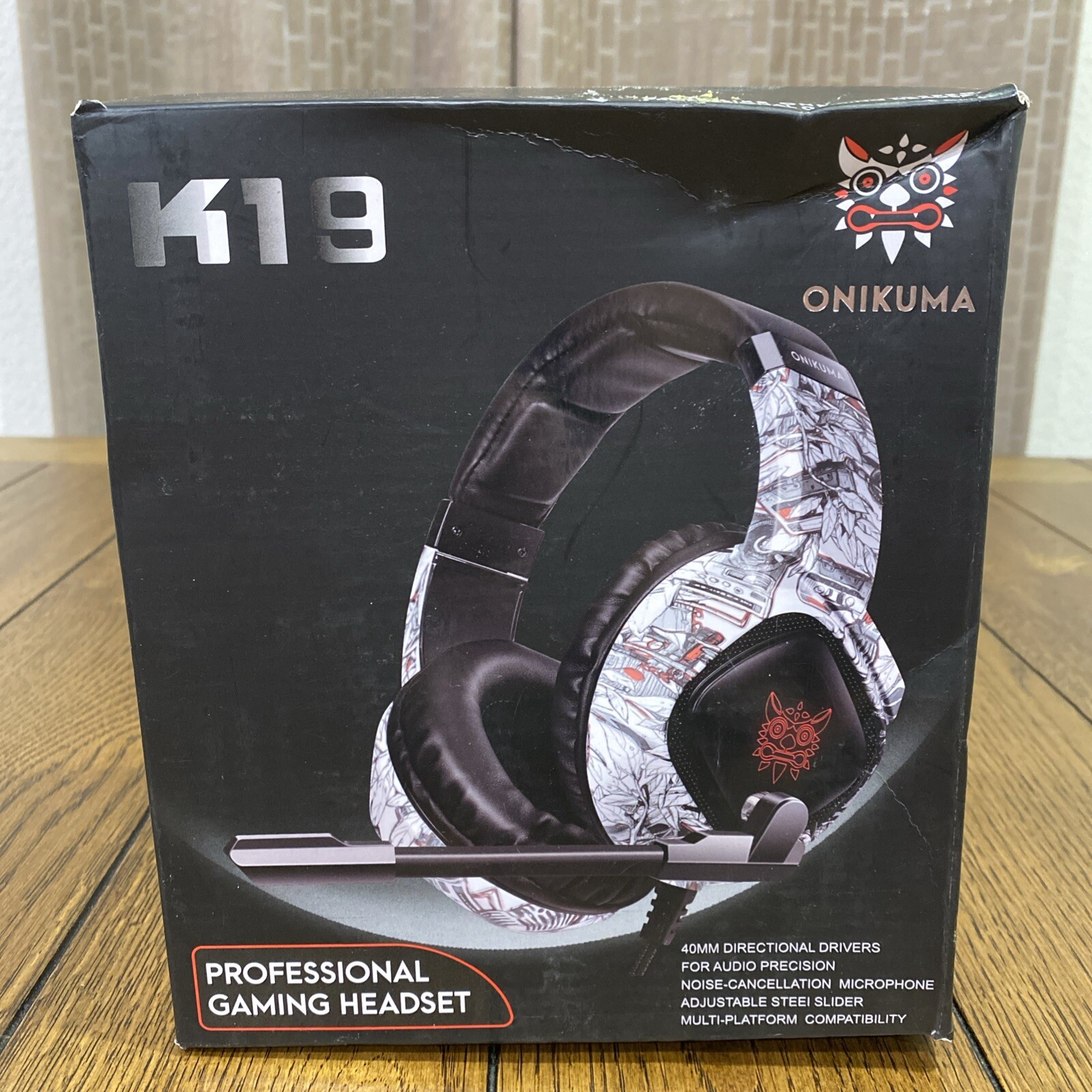 K19 Professional Gaming Headphone with RGB LED Backlight -B2