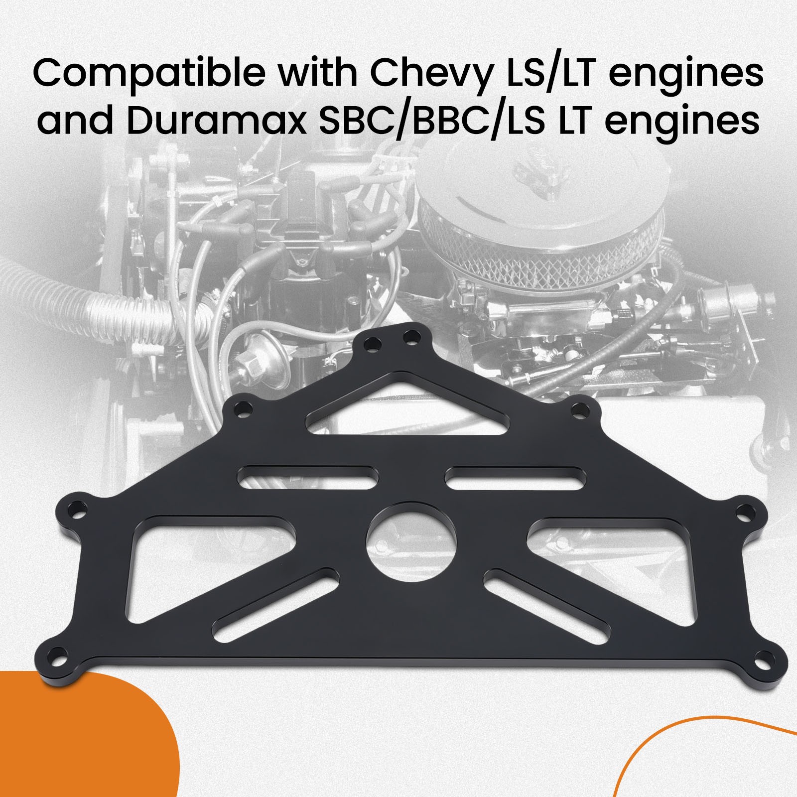Heavy-Duty Chevy Engine Adapter Plate For Big Block, Small Block LS, Duramax