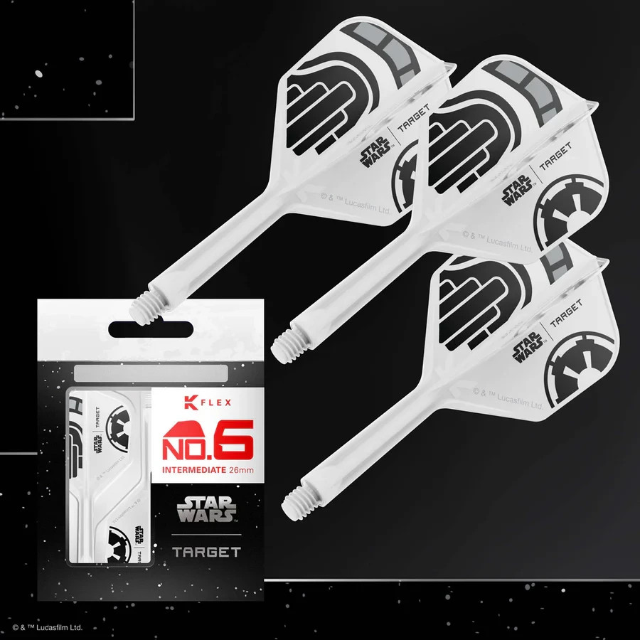 TARGET  STAR WARS STORMTROOPER  K-FLEX 1 PIECE INTERMEDIATE SHAFT & NO6 FLIGHT