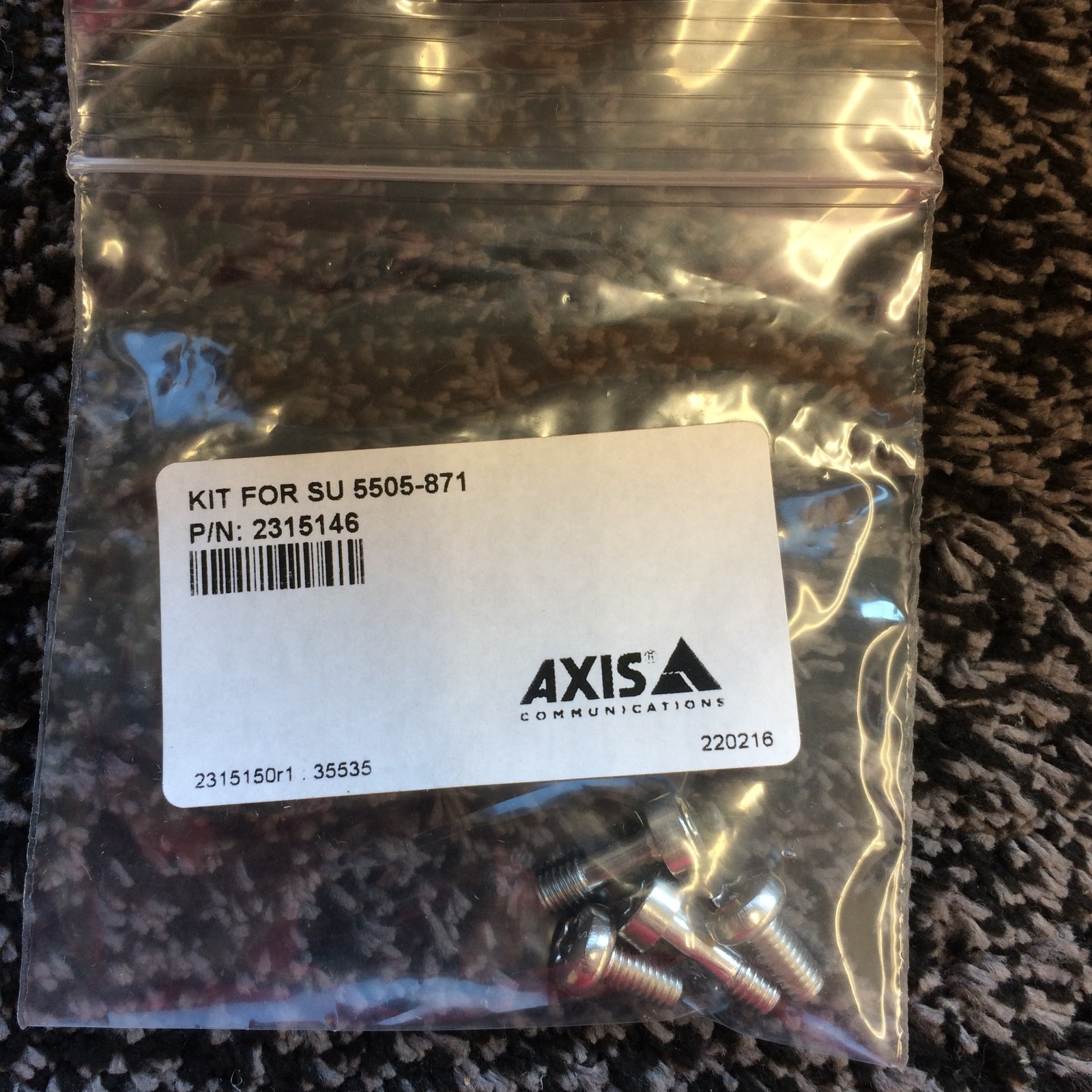 NEW Axis T94T01D 5505-871 Pendant Mount Kit for Dome Security Camera CCTV