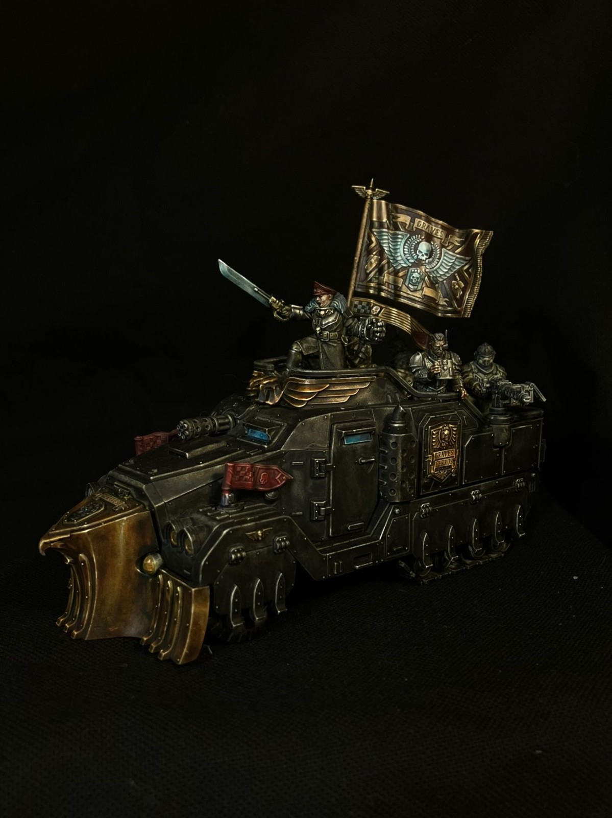 Warhammer 40k Astra Militarum Commissar Graves - Pro Painted Full NMM Commission