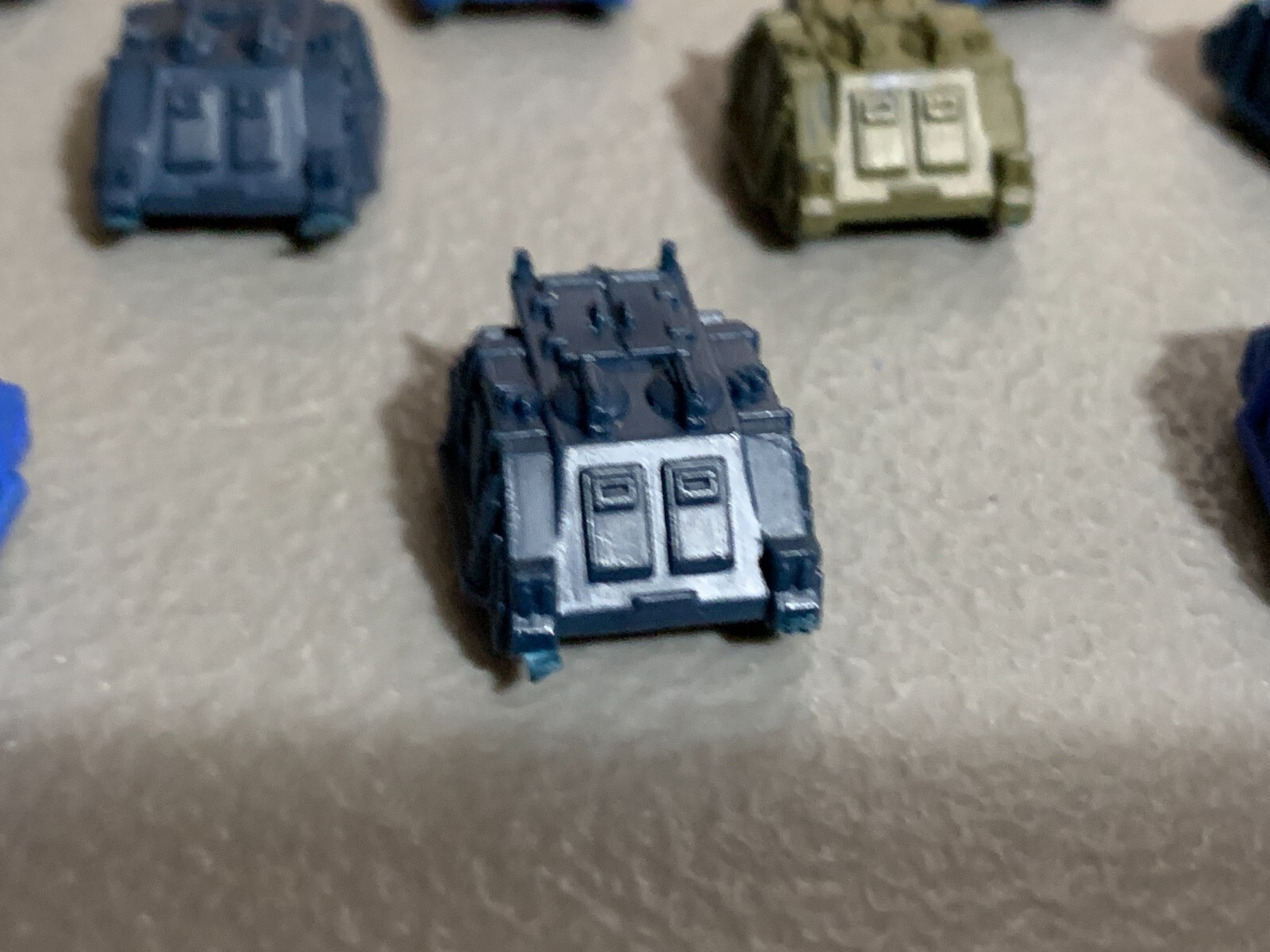 A16459 EPIC WARHAMMER 40K SPACE MARINES RHINO 10 PACK GAMES WORKSHOP