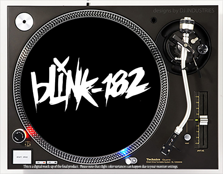 Blink 182 - 7"-12" DJ slipmat slip mat LP turntable record player