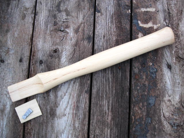 16" Hickory Straight Hatchet Handle. Half / Shingle / roofers / lath Made in USA