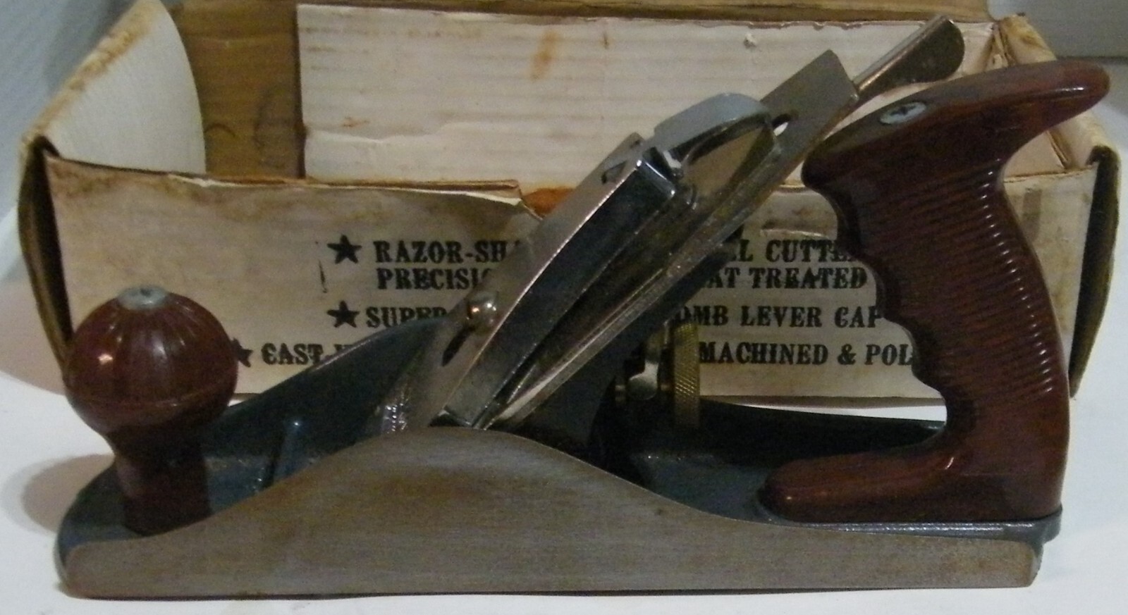 Vintage Corsair 9" Smooth Wood Plane IOB