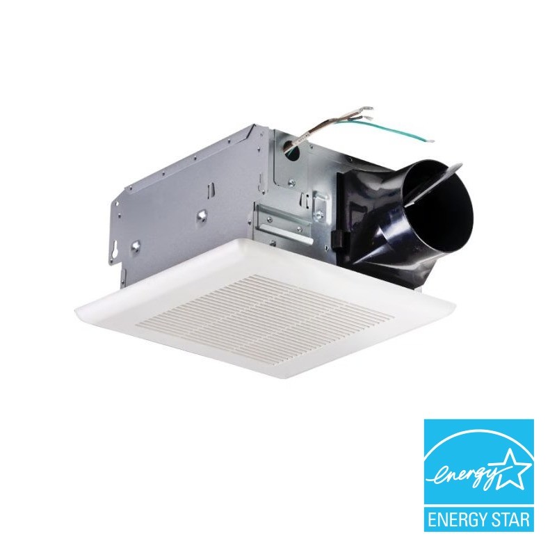 50 CFM 0.4 Sones ACiQ Ultra Quiet Bathroom Exhaust Fan