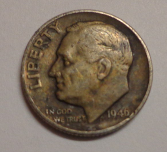 1946   Roosevelt Dime 90% Silver
