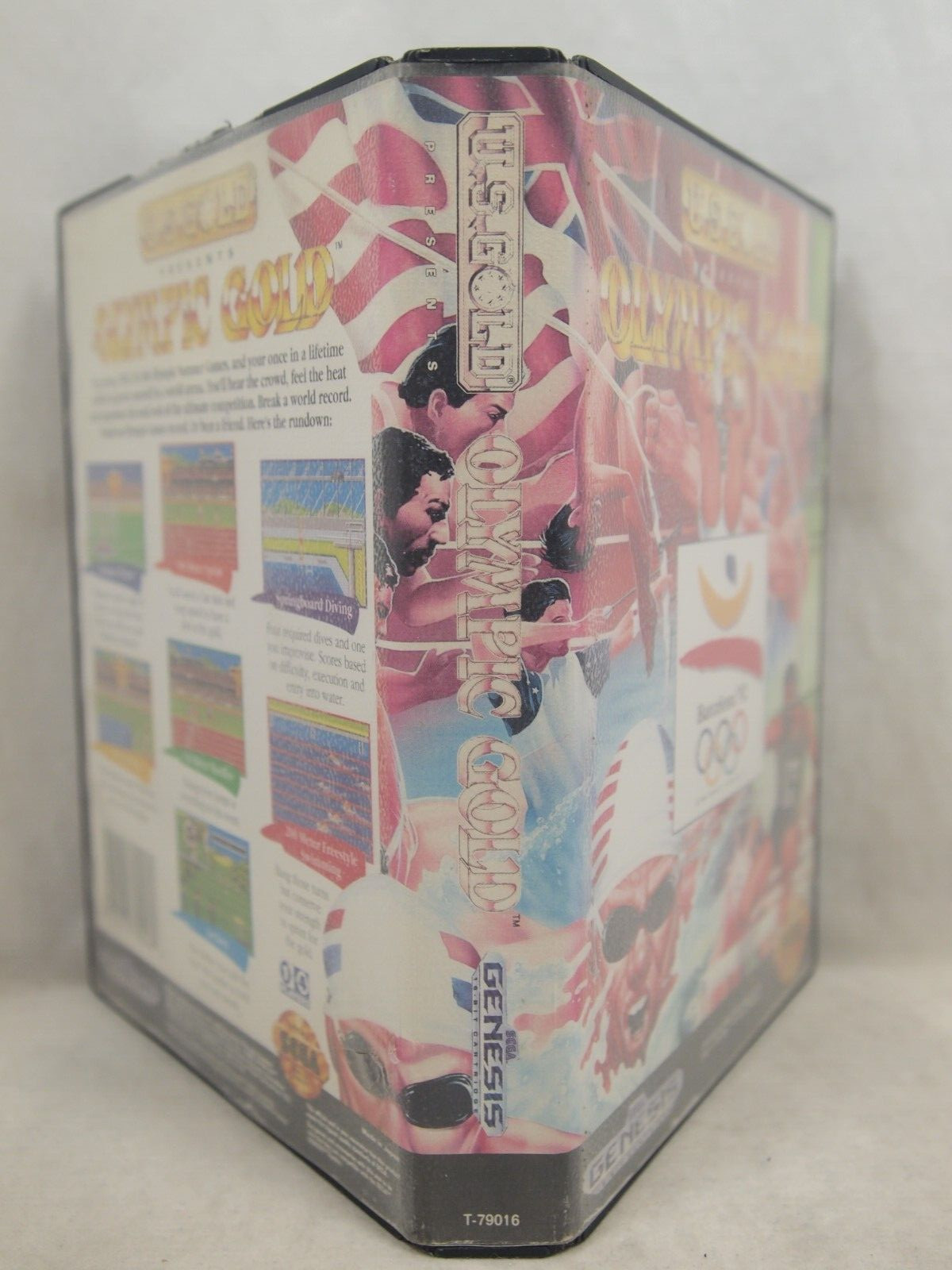 Olympic Gold Barcelona 92 Case (SEGA Genesis) Authentic BOX ONLY