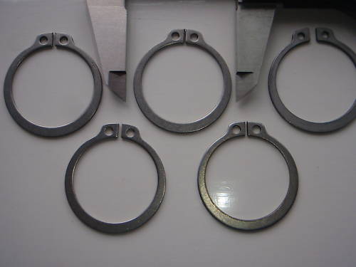 7MM Stainless Steel External Safety Rings Circlip Clip DIN471 Pack of 5
