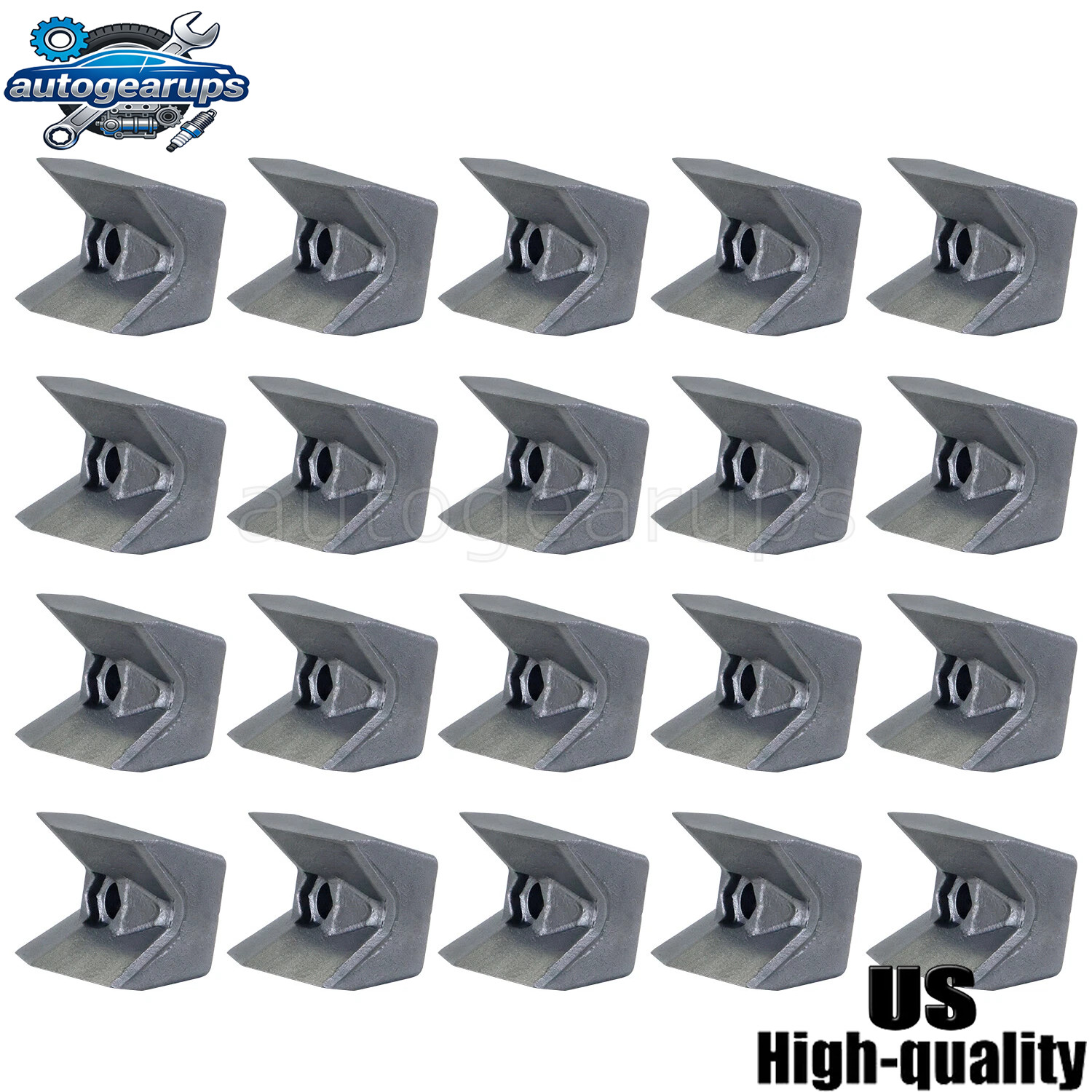 Fit Fecon Cubit Reversible Knife Teeth Blade US New 20Pcs Replacement