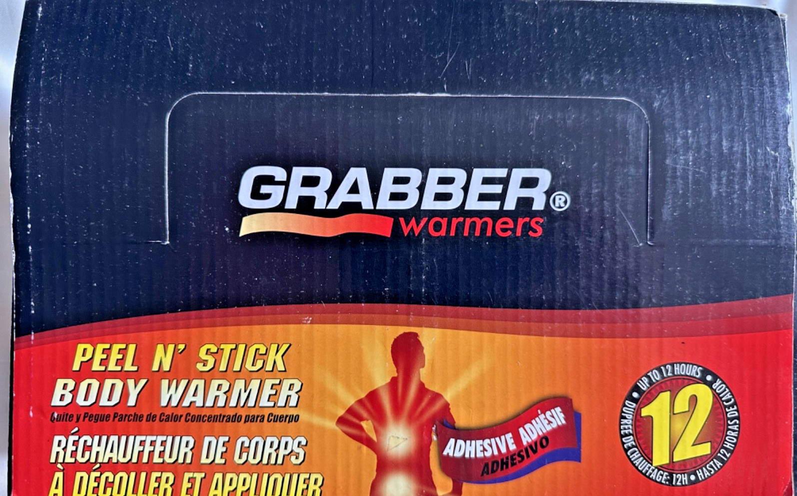 Body Warmer Peel N' Stick 39-Count Disposable Exp2021 w/Box Grabber Warmers NEW