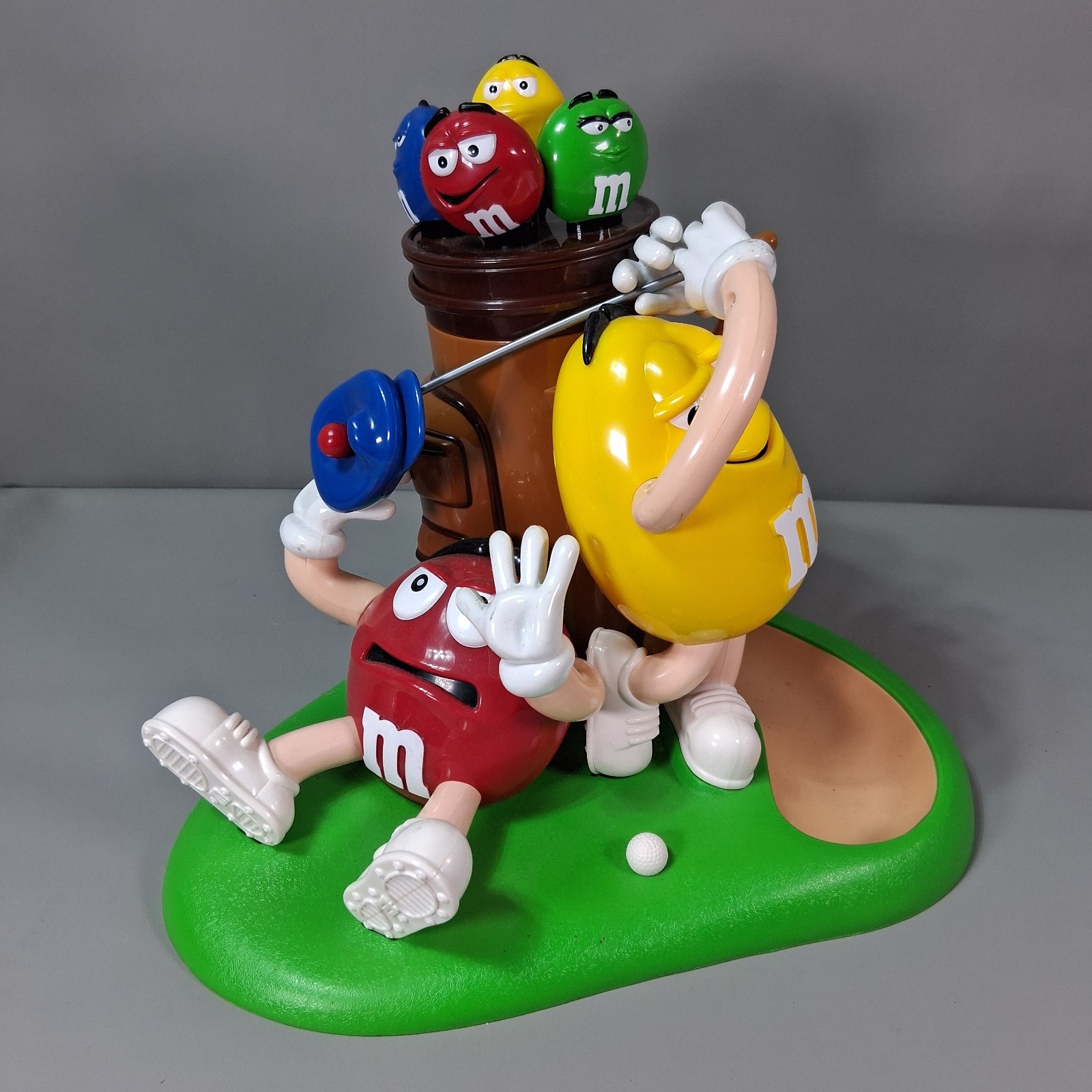 Vintage MM M&M's Mulligan-ville Golf Collectible Candy Dispenser Figurine