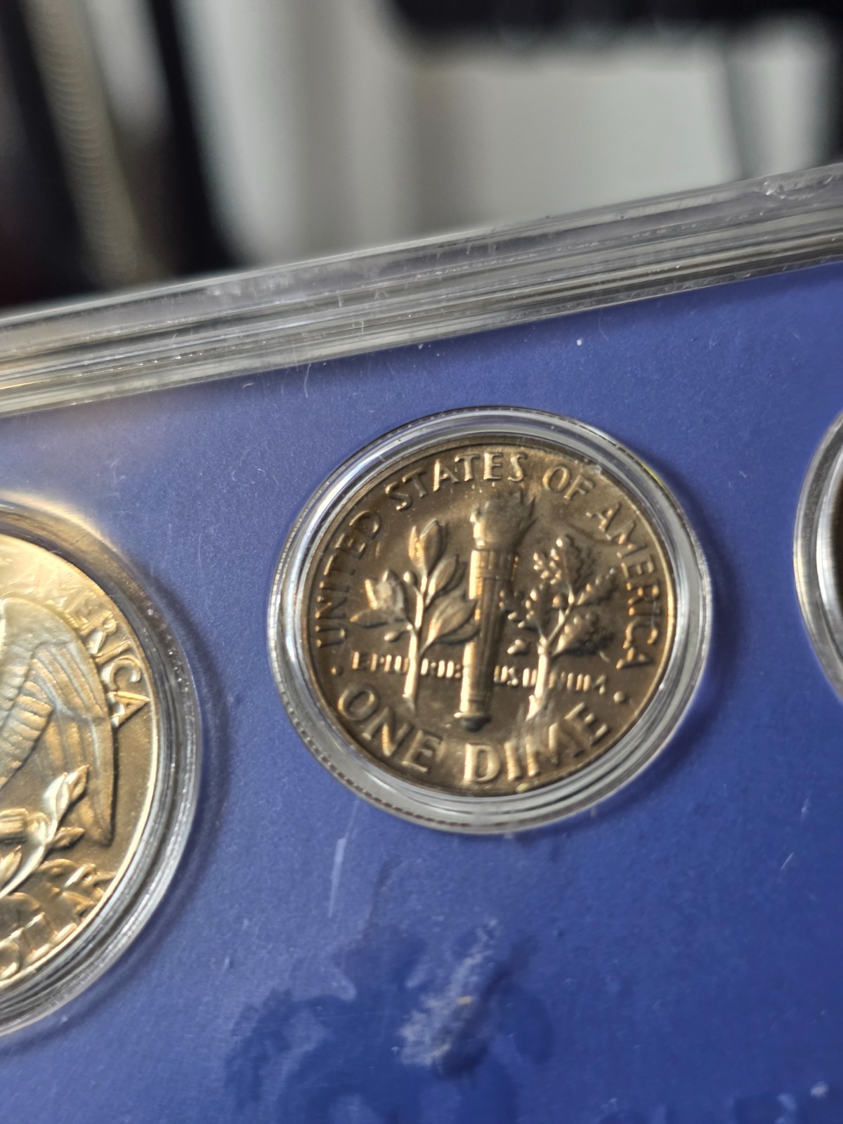 1967 us special mint set 5 coins half dollar replaced