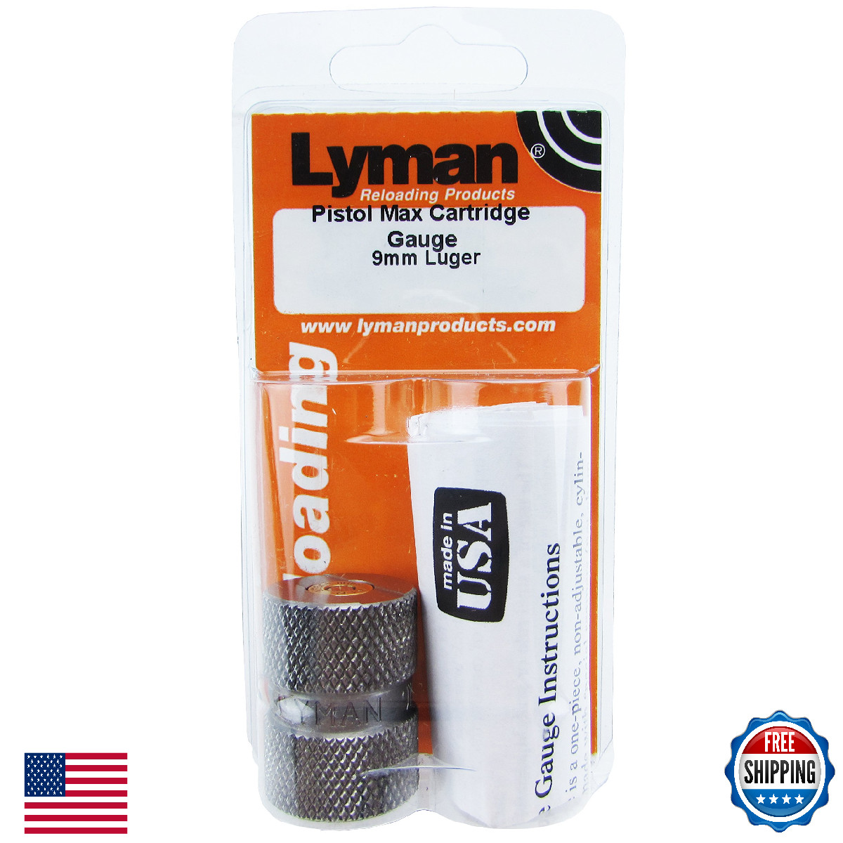 Lyman 7832330 9mm Luger Pistol Max Cartridge Gauge - Maximize Accuracy!