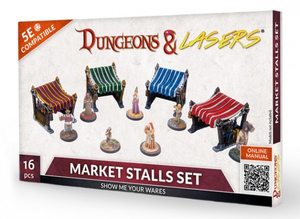 Dungeons & Lasers: Market Stalls Set - Archon Studio