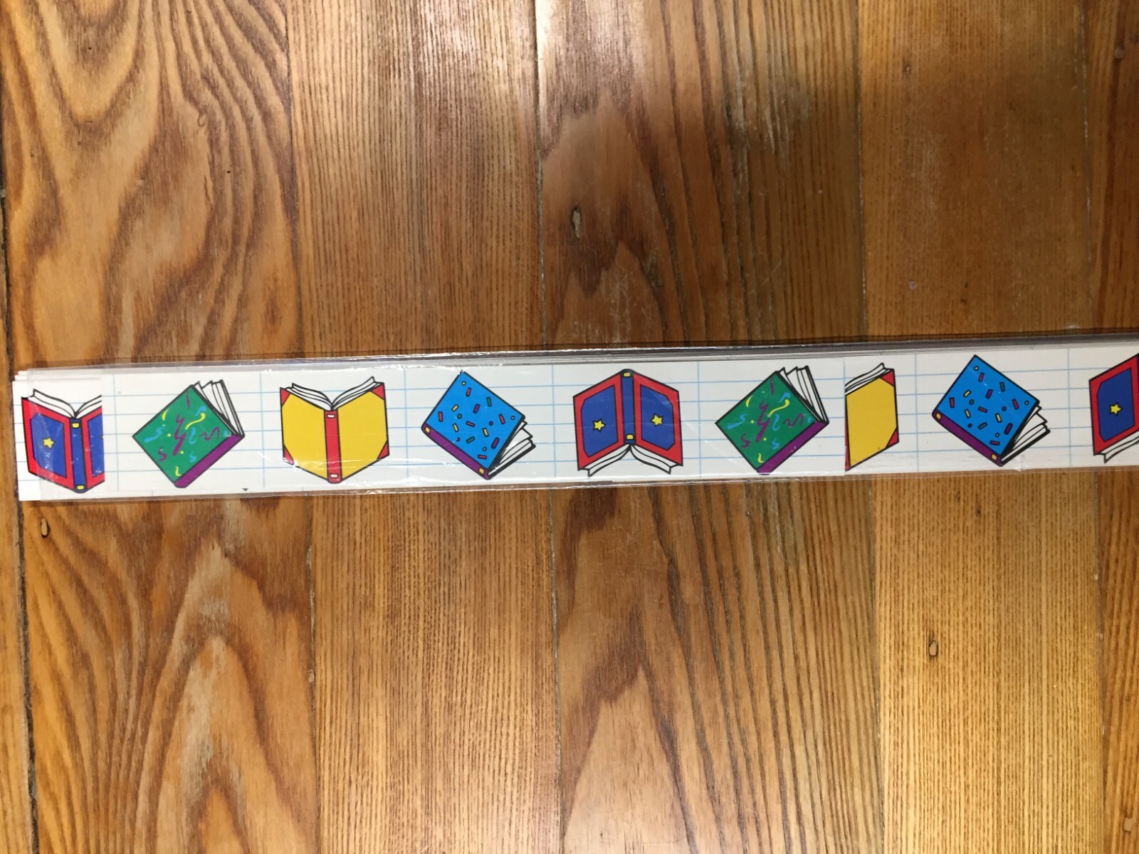 School Bulletin Board Borders Colorful Books