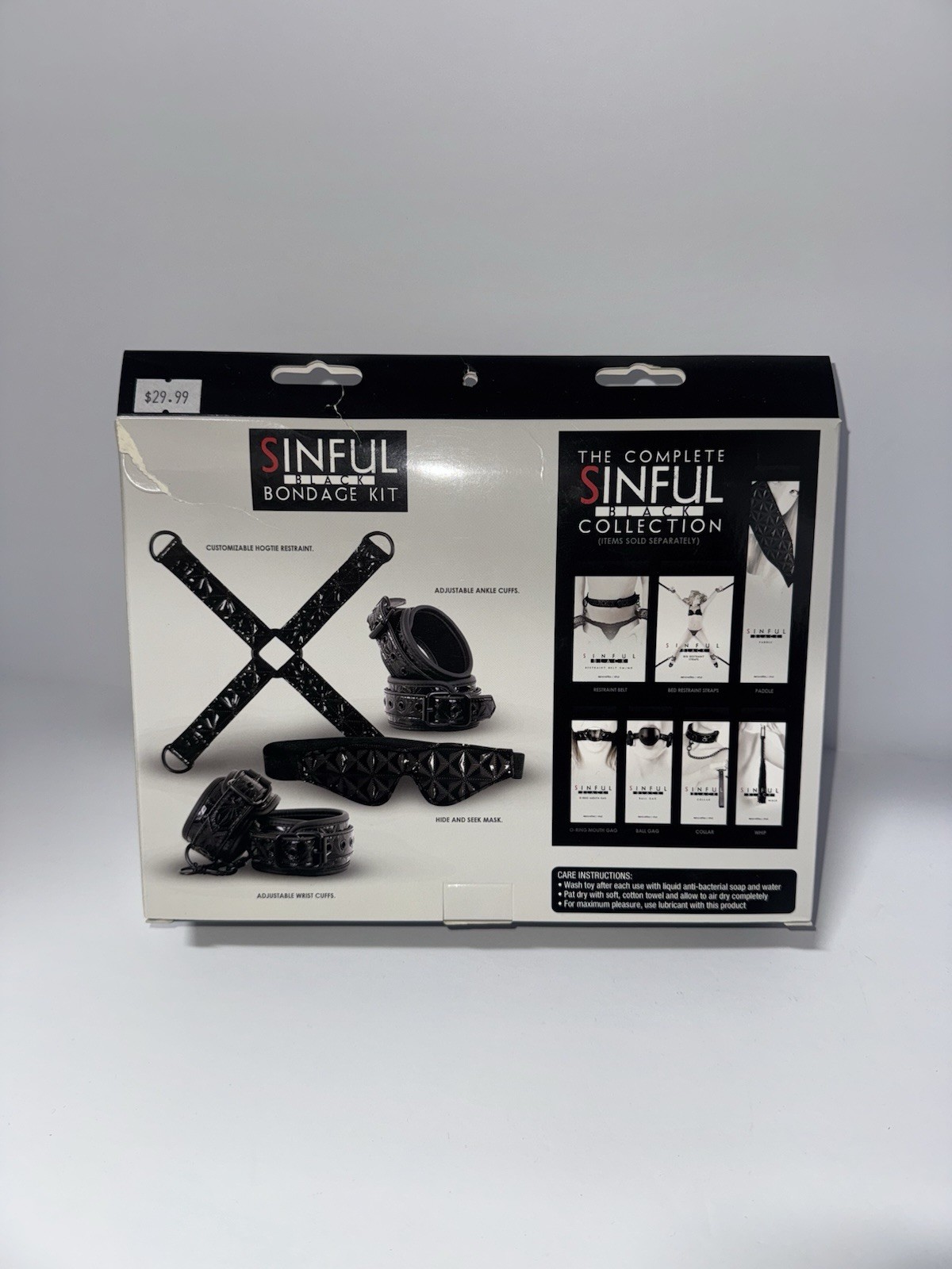 Sinful - Bondage Kit - Black