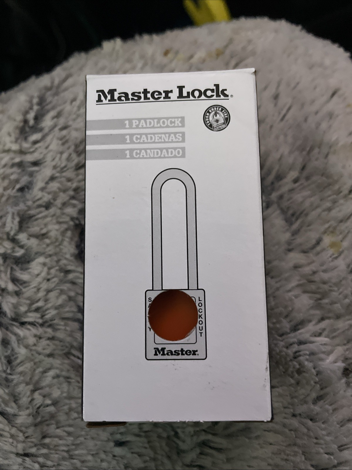 Master lock Orange. Brand New.  Key 401.