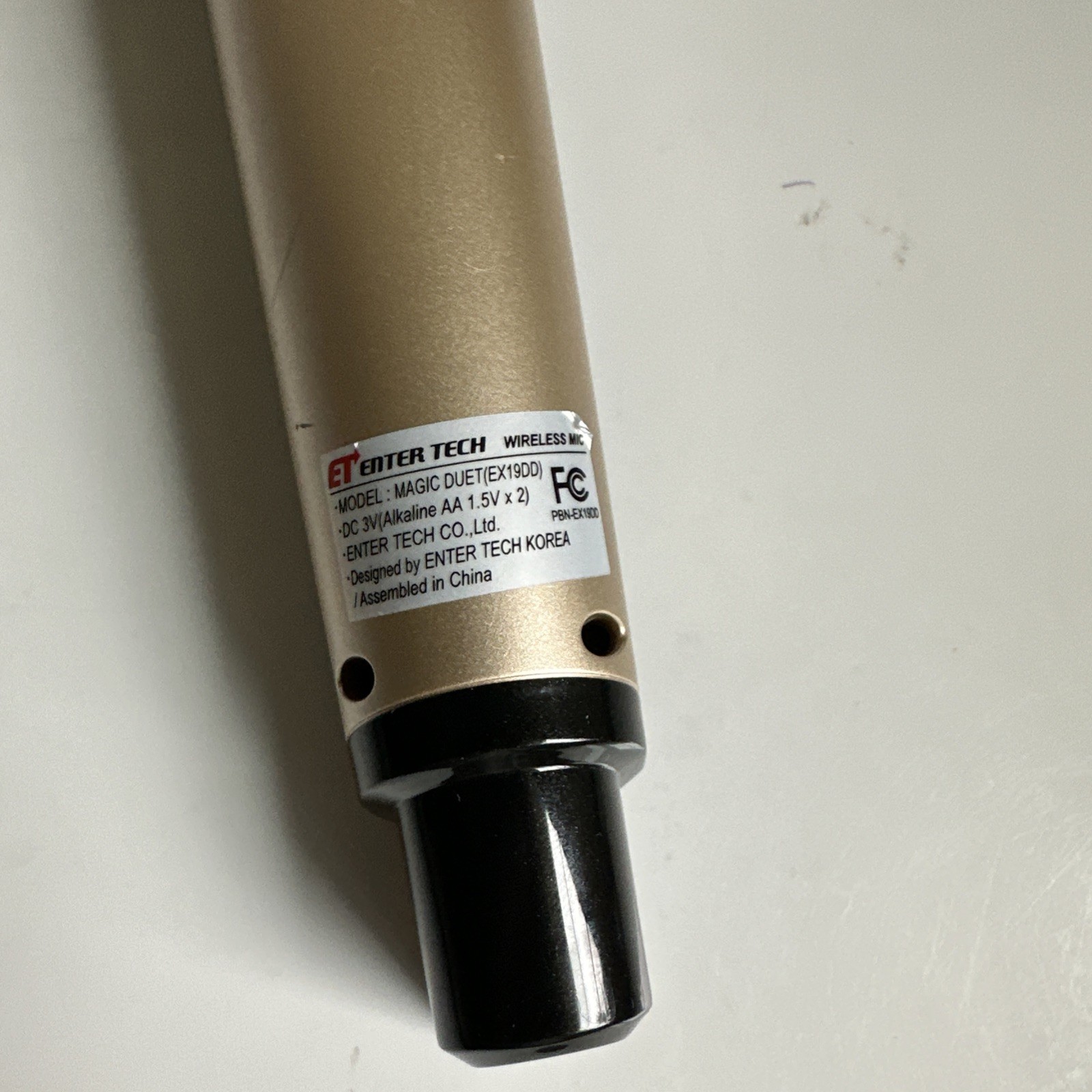 Diamond Magic duet EX19DD Wireless Karaoke Replacement/add On Microphone Works