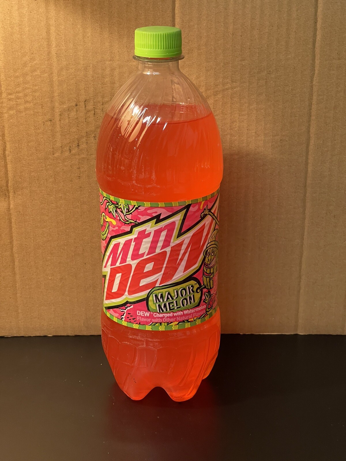 Mountain Dew Major Melon 1 Liter Bottle 1L