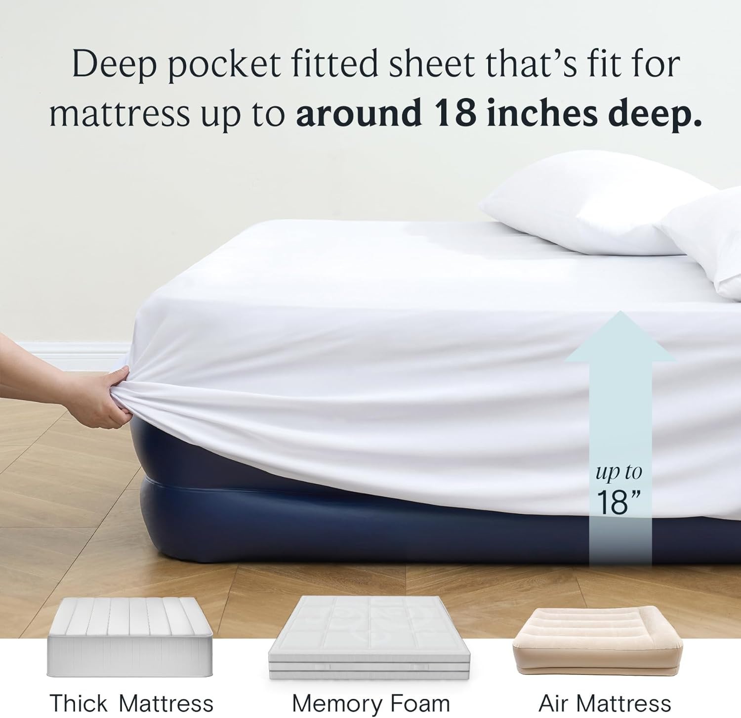 Microfiber 100% Polyester 3 piece Full Sheet Set, Tan.