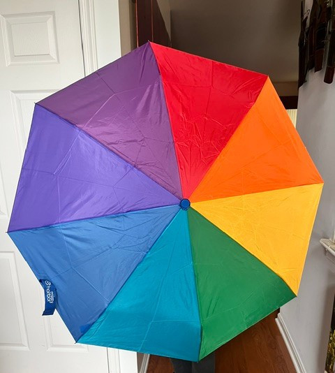 MISTY HARBOR Rainbow Umbrella (NEW WITHOUT TAGS)