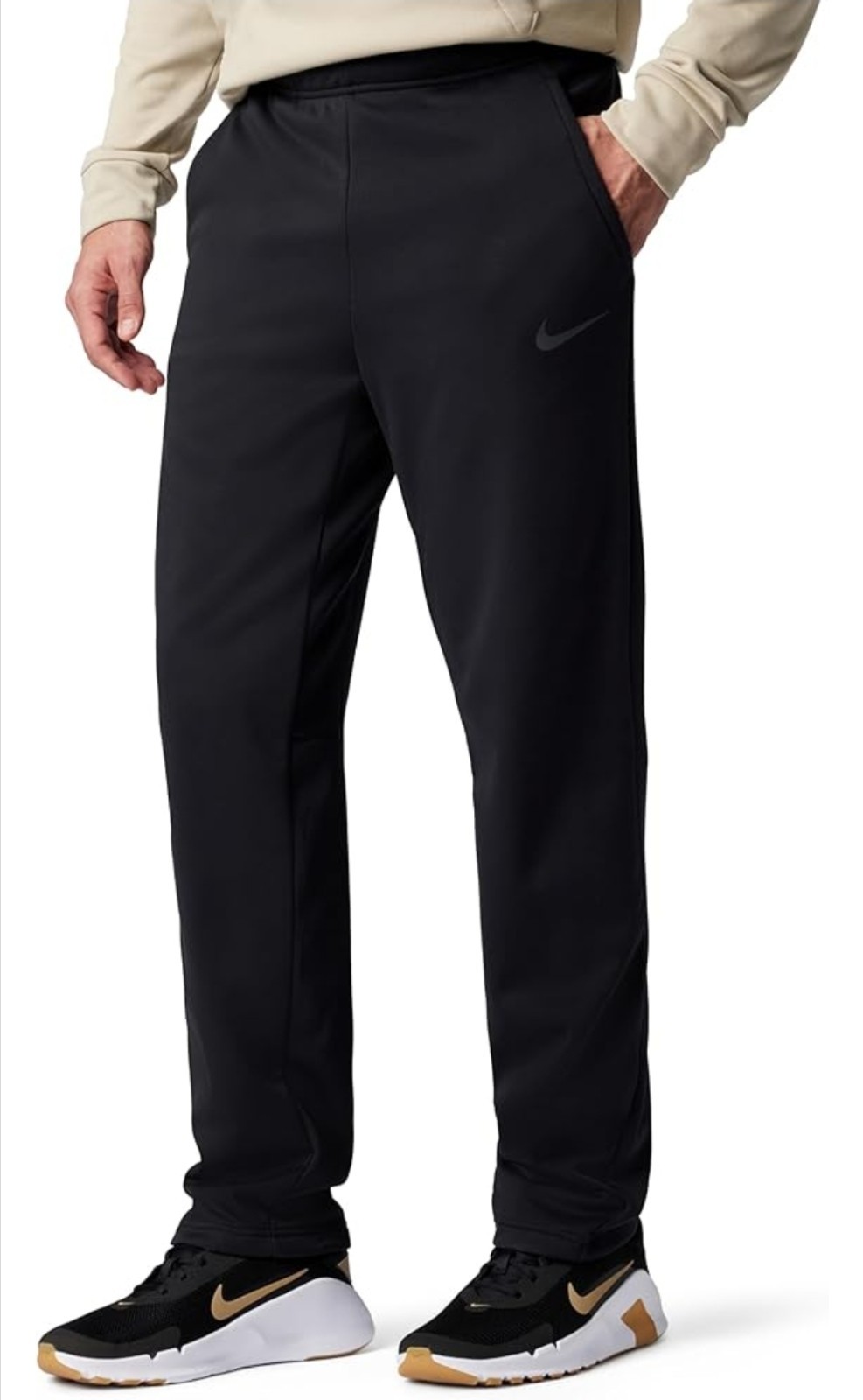 Nike Men’s Therma-FIT Tapered Training Pants Black, Size M (New)