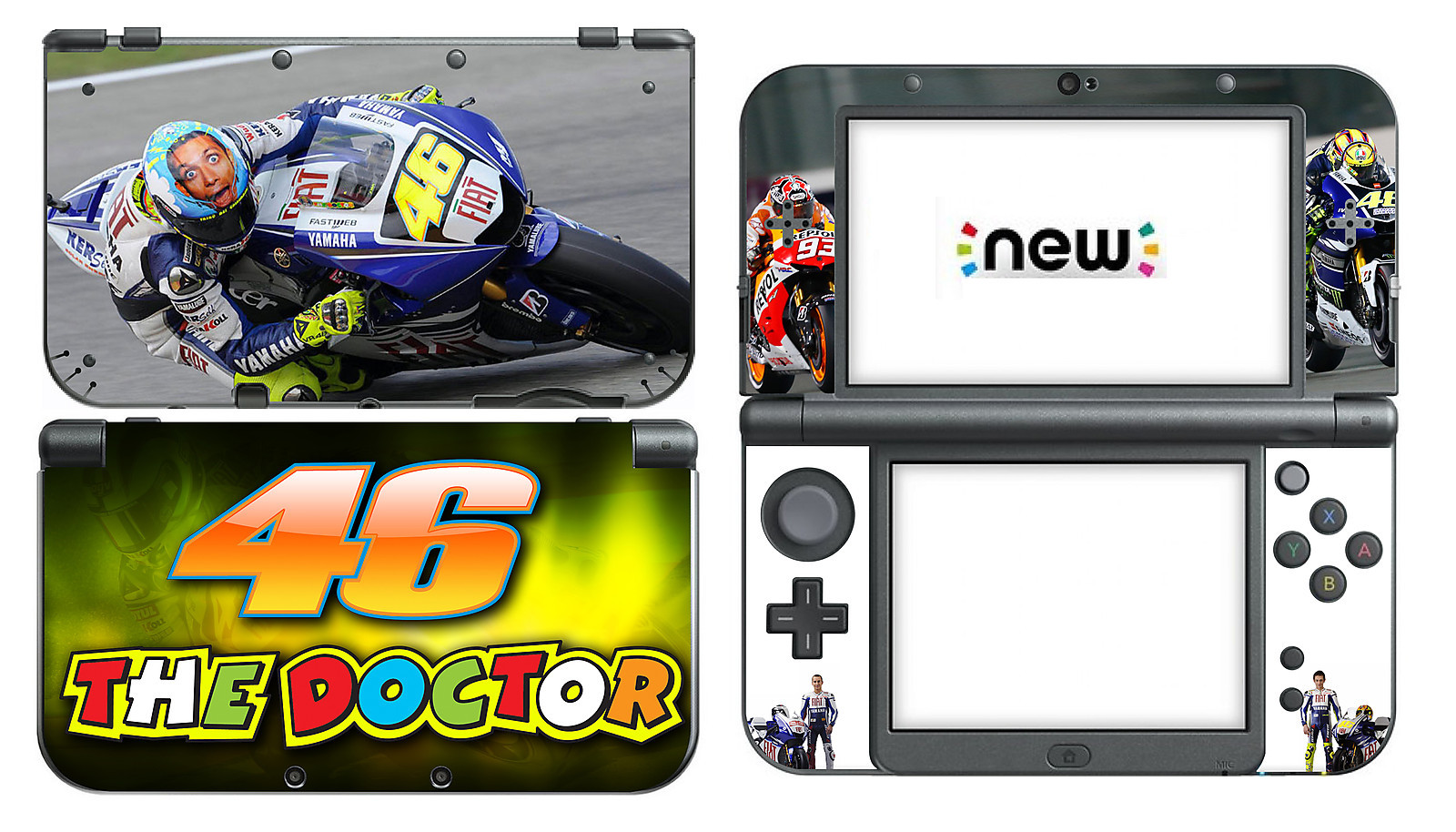 Motorcycle 368 Vinyl Decal Skin Sticker Game for Nintendo New 3DS XL 2015