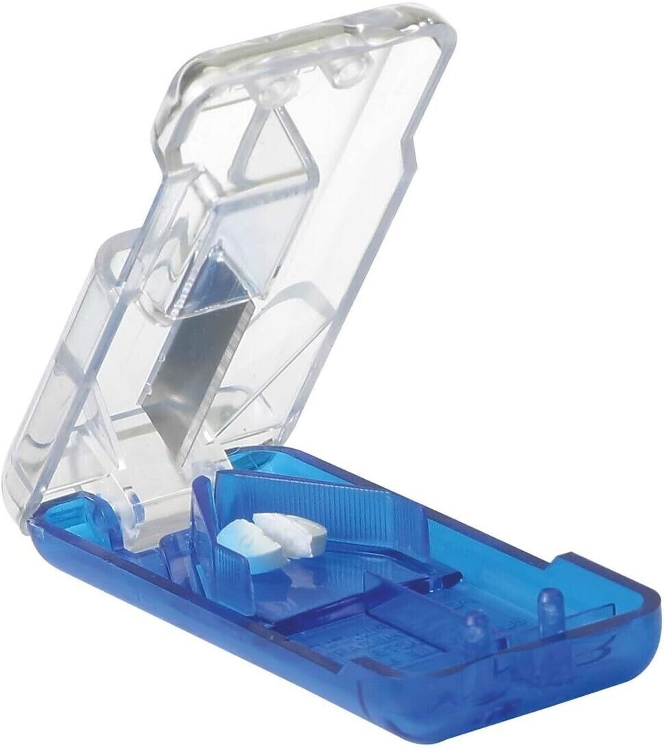 3 Ezy Dose Pill Cutter and Splitter with Dispenser Assorted Colors