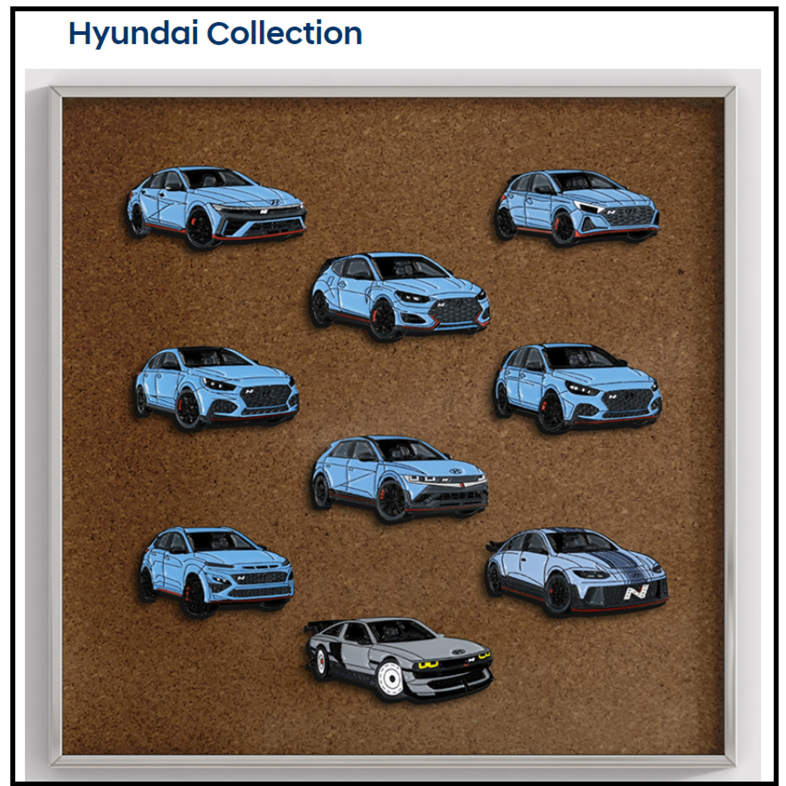 [N COLLECTION] Hyundai IONIQ 5 RN22e N Vision 74 KONA  Pin Badge N Performance