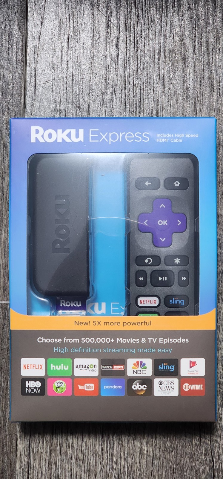 Roku Express 2017 1080p HD Streaming Player NEW Factory Sealed HDMI