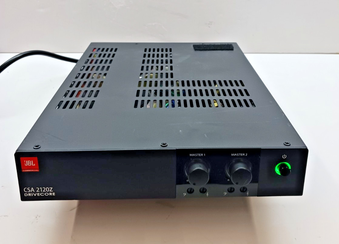 JBL CSA2120Z 120W 2 Channel Audio Power Amplifier  Tested Good