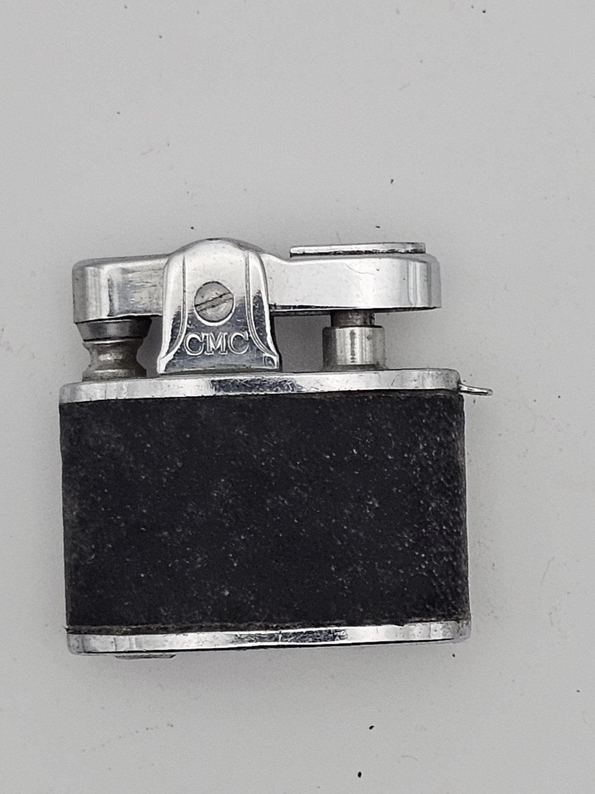 Vintage CMC Continental Mini Petrol Lighter Key Chain. Not tested